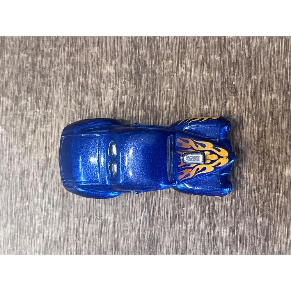 Hot Wheels 2016 Flame Series '41 Willys Coupe Blue W Flames Loose Die Cast EUC
